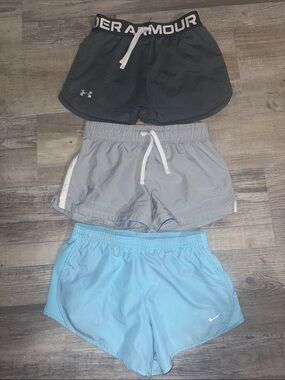 YOUTH SET OF 3 ATHLETIC SHORTS